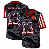 Nike Cleveland Browns 13 Beckham JR 2020 Camo USA Salute to Service Limited Jersey zhua,baseball caps,new era cap wholesale,wholesale hats